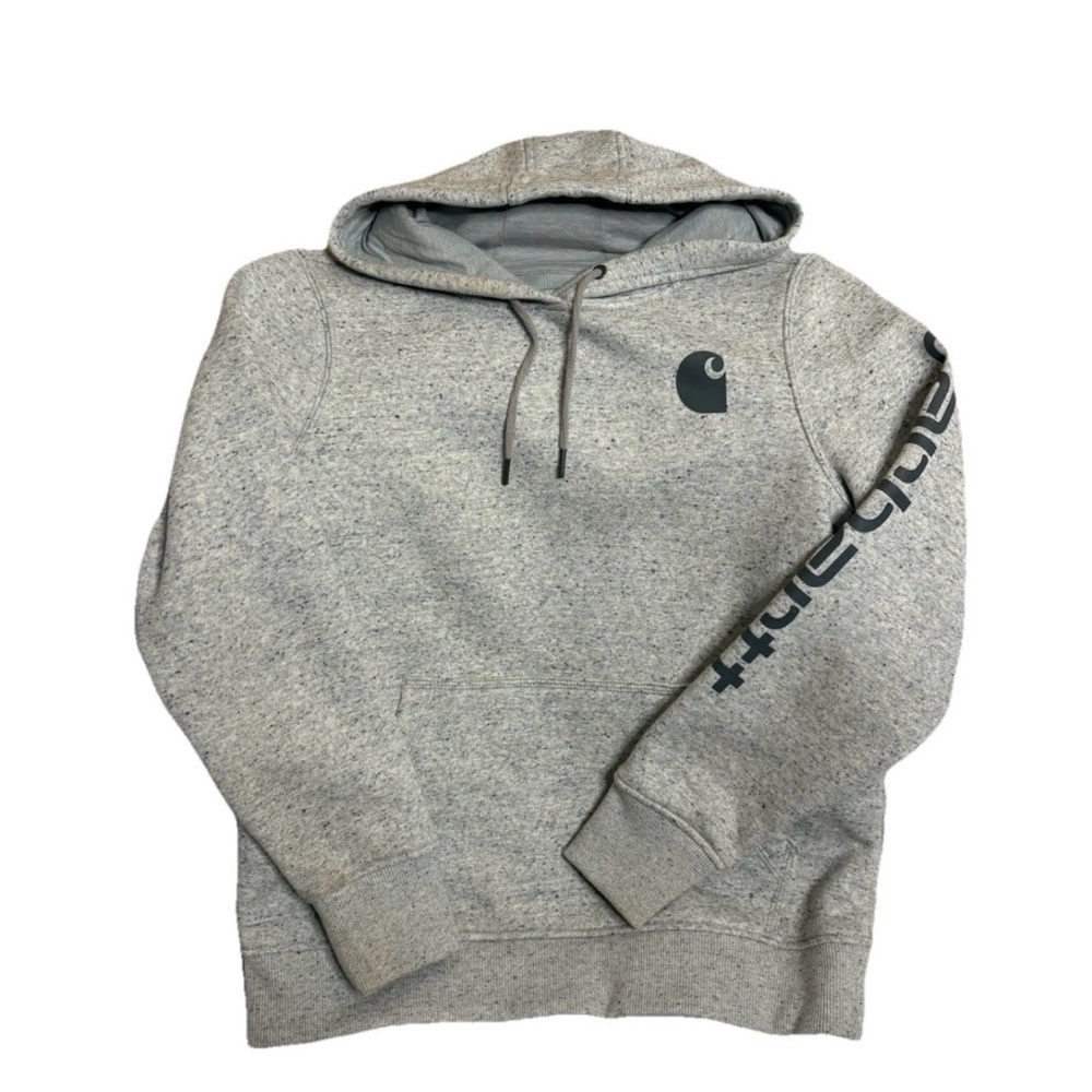 Carhartt 102791-E07 Women's Clarksburg Graphic Sleeve Sweatshirt S Stained